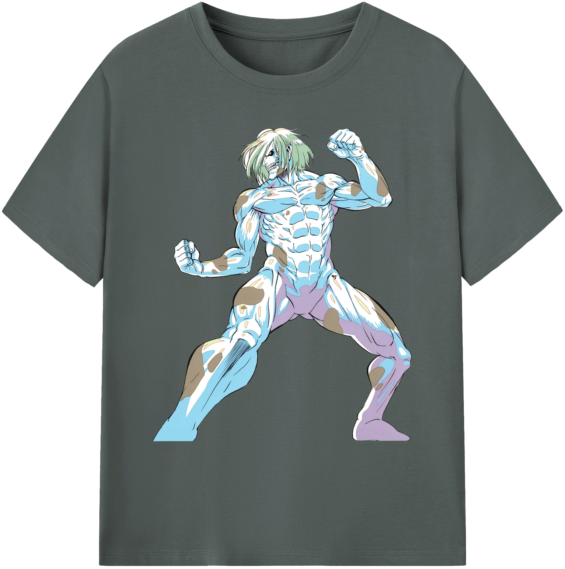 （画像用） 進撃の巨人 Attack on Titan 綿100％ メンズ半袖Tシャツ｜肌触りやわらか＆通気性